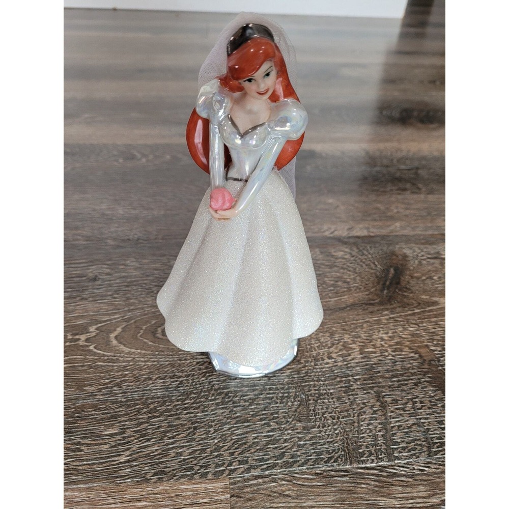 Vintage Disney Ariel Little Mermaid figurine with veil